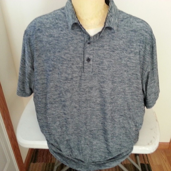 Under Armour Other - Under Armour blue short sleeve polo- mens 2XL